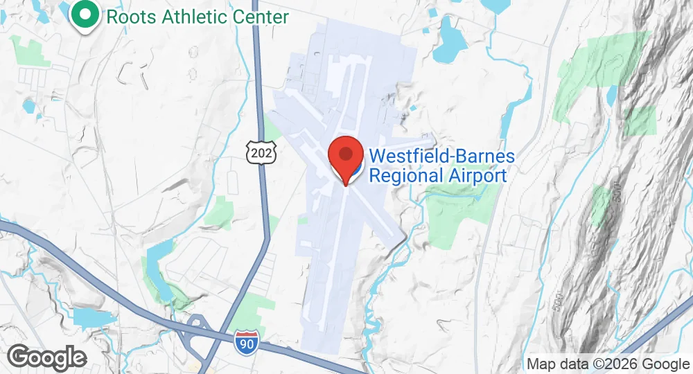 Map of Barnes Air National Guard Base