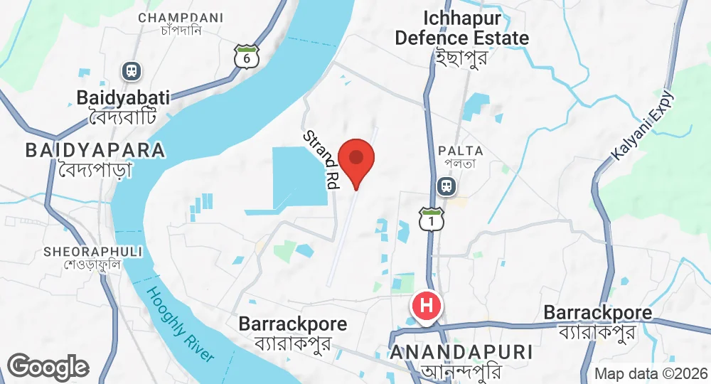Map of Barrackpore AFS