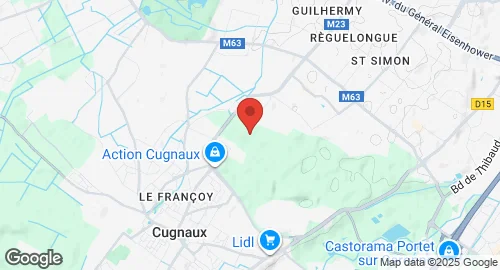 Mapa de Base aérienne 101 Toulouse-Francazal