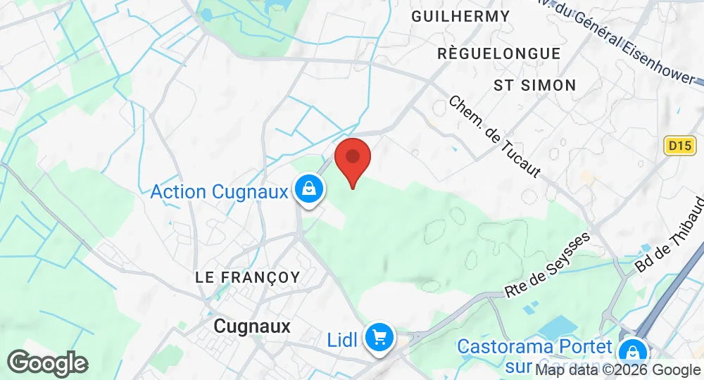 Map of Base aérienne 101 Toulouse-Francazal