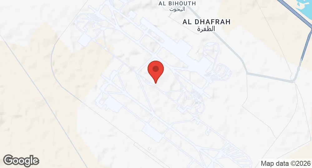 Map of Base aérienne 104 Al Dhafra