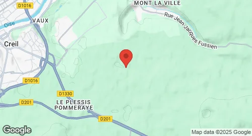 Mapa de Base aérienne 110 Creil