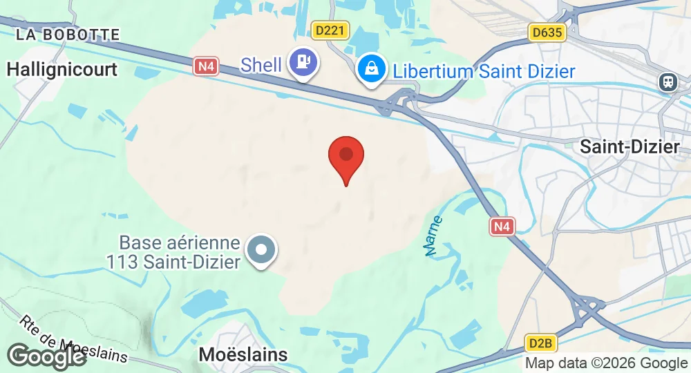 Map of Base aérienne 113 Saint-Dizier-Robinson