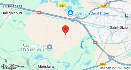 Mapa de Base aérienne 113 Saint-Dizier-Robinson