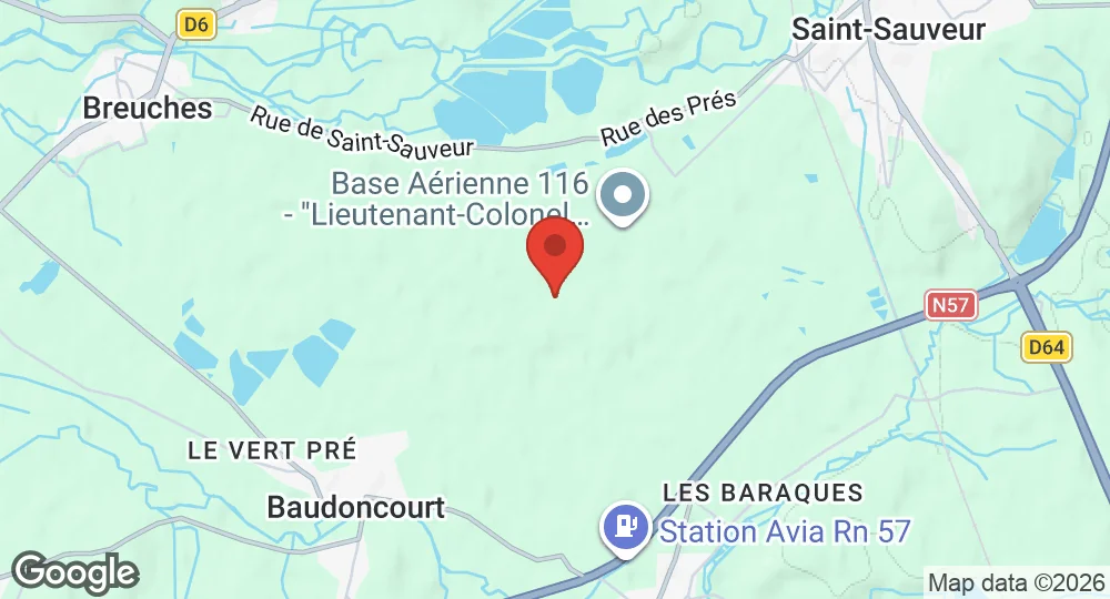 Map of Base aérienne 116 Luxeuil-Saint Sauveur