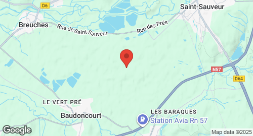 Mapa de Base aérienne 116 Luxeuil-Saint Sauveur