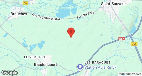 Mapa de Base aérienne 116 Luxeuil-Saint Sauveur