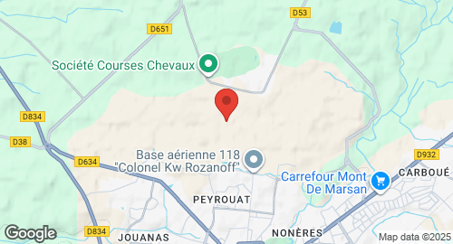 Mapa de Base aérienne 118 Mont-de-Marsan