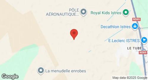 Mapa de Base aérienne 125 Istres-Le Tubé
