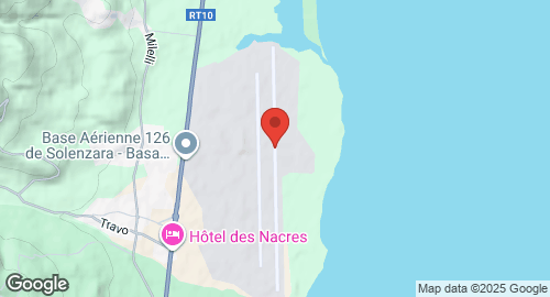 Mapa de Base aérienne 126 Solenzara