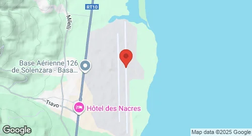 Mapa de Base aérienne 126 Solenzara