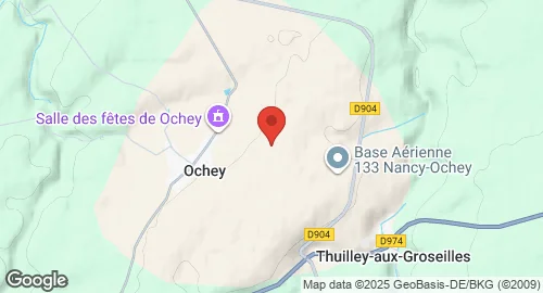 Mapa de Base aérienne 133 Nancy-Ochey