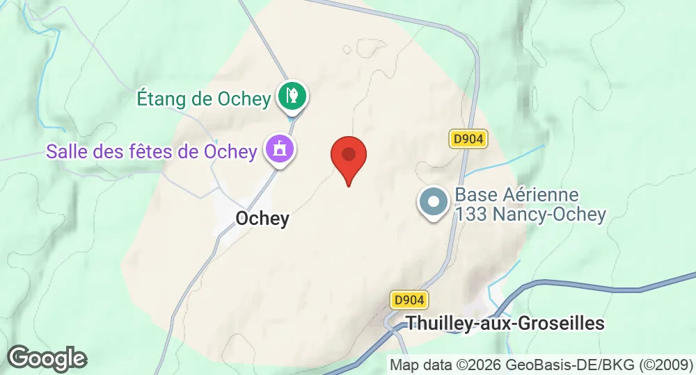 Map of Base aérienne 133 Nancy-Ochey