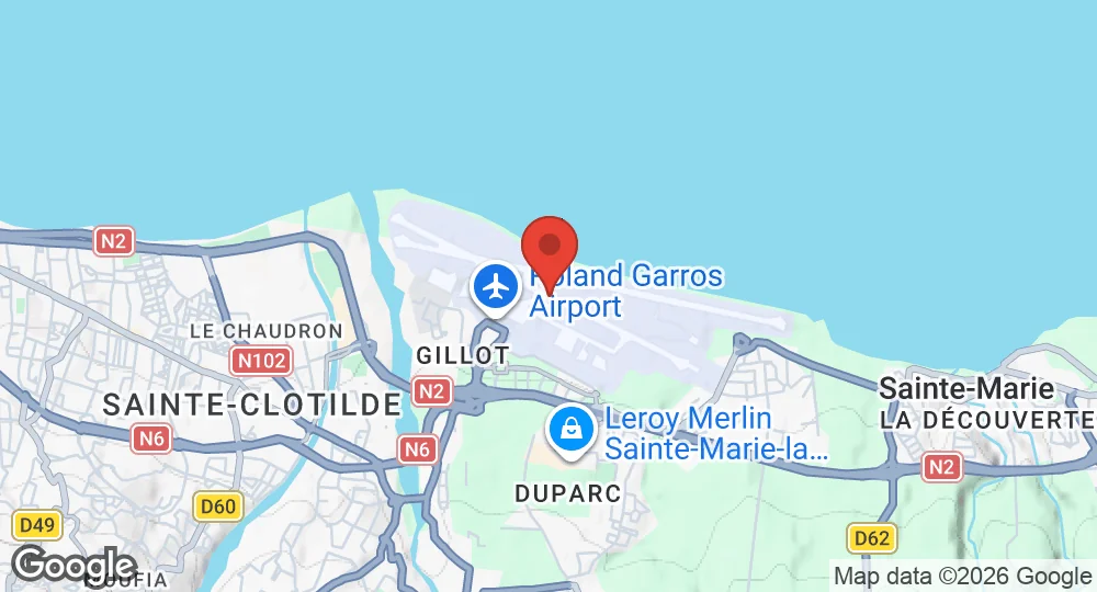 Map of Base aérienne 181 Saint-Denis-La Réunion