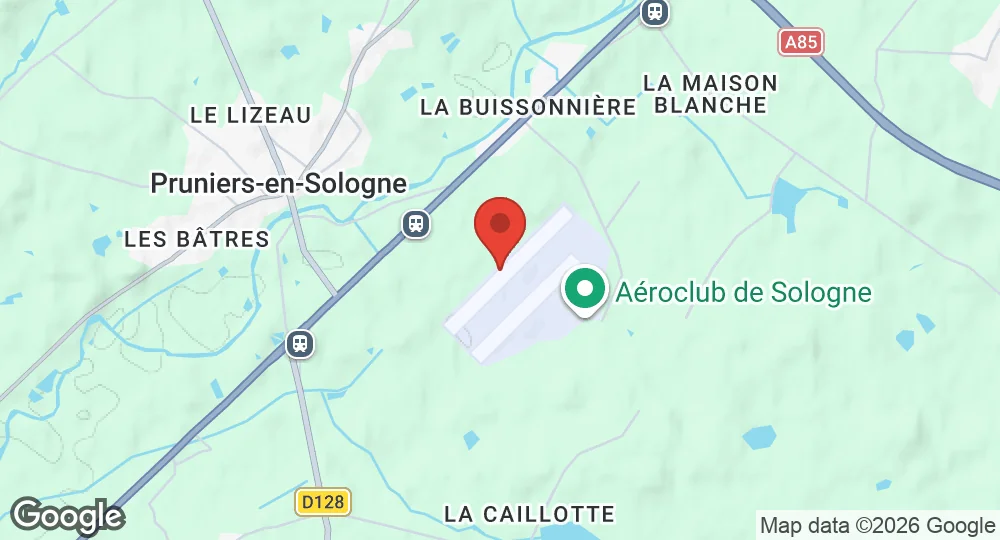 Map of Base aérienne 273 Romorantin-Pruniers
