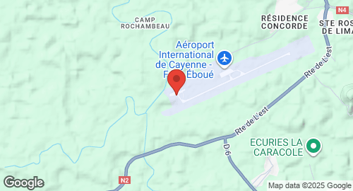 Mapa de Base aérienne 367 Cayenne-Rochambeau