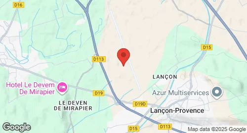 Mapa de Base aérienne 701 Salon-de-Provence