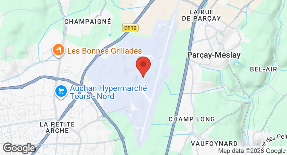 Map of Base aérienne 705 Tours