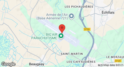 Mapa de Base aérienne 721 Rochefort
