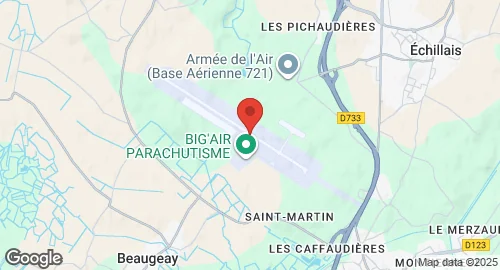 Mapa de Base aérienne 721 Rochefort