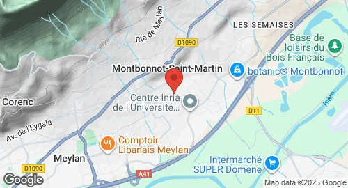 Mapa de Base aérienne 749 Grenoble-Montbonnot
