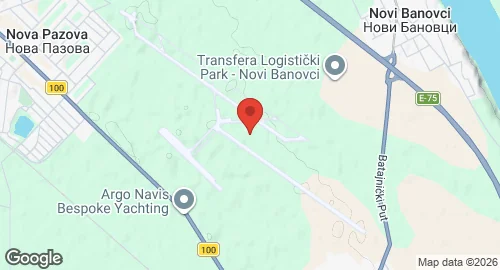 Map of Batajnica Air Base