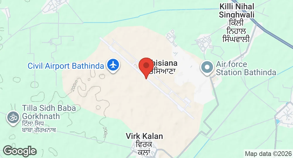 Map of Bathinda AFS