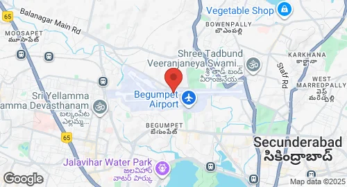 Mapa de Begumpet AFS