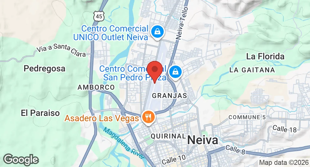 Map of Benito Salas Airport