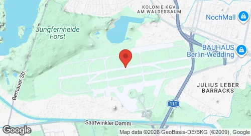 Map of Berlin Tegel Airport