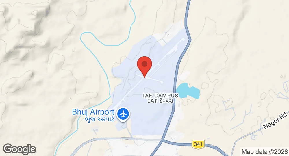 Map of Bhuj AFS