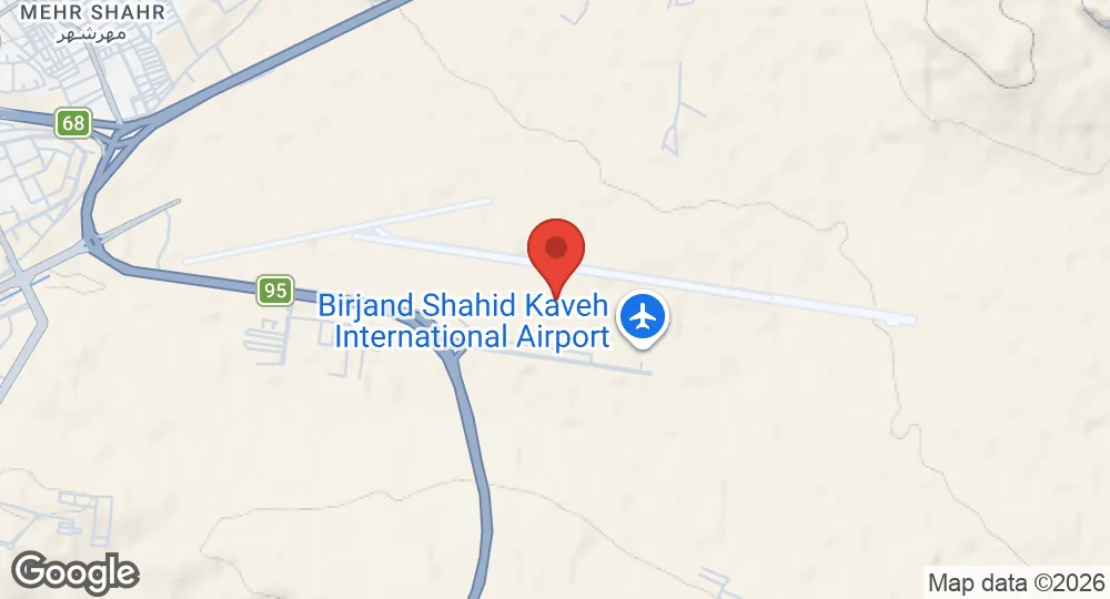 Map of Birjand International Airport