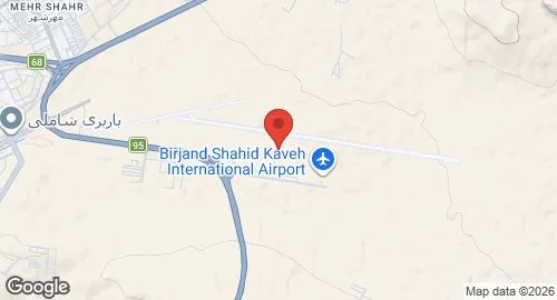 Map of Birjand International Airport
