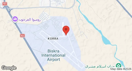 Map of Biskra