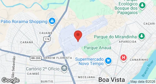 Map of Boa Vista Air Force Base