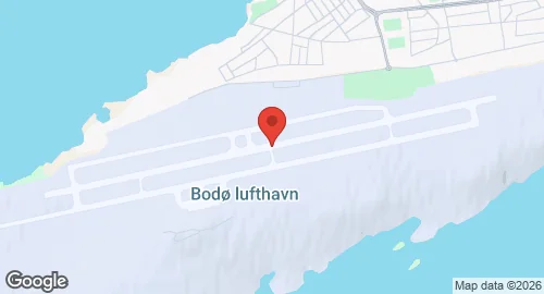 Map of Bodø Main Air Station