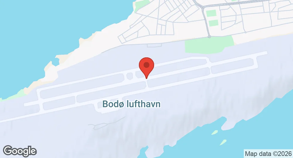 Map of Bodø Main Air Station