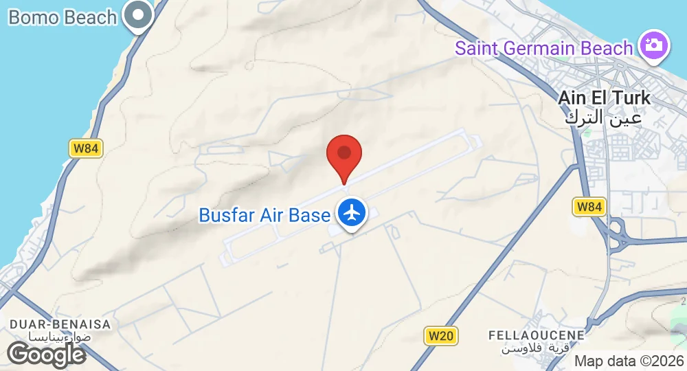 Map of Bou Sfer