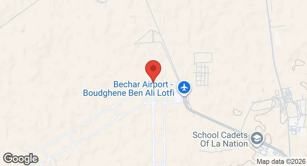 Map of Boudghene Ben Ali Lotfi