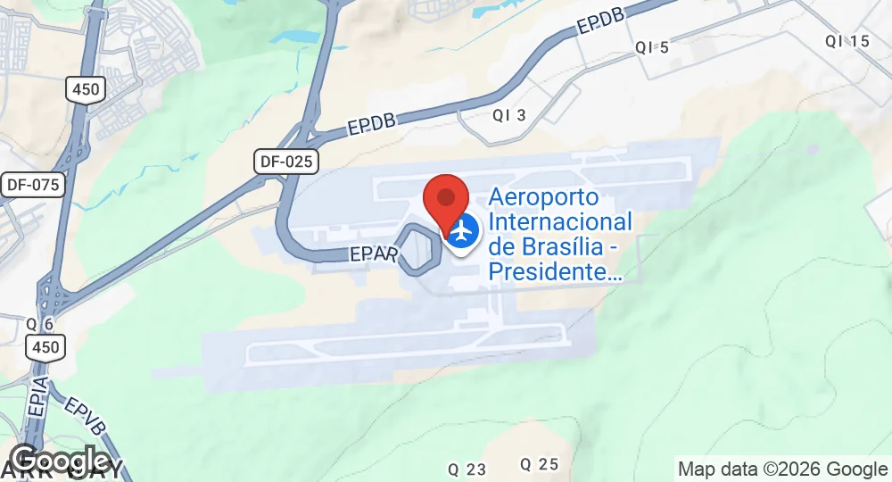 Map of Brasília Air Force Base