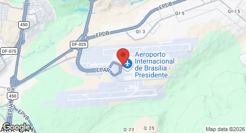 Map of Brasília Air Force Base