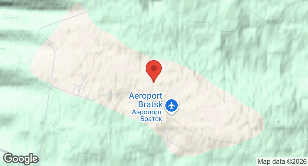 Map of Bratsk Air Base