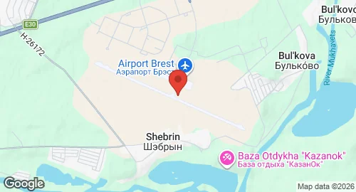 Map of Brest Airport
