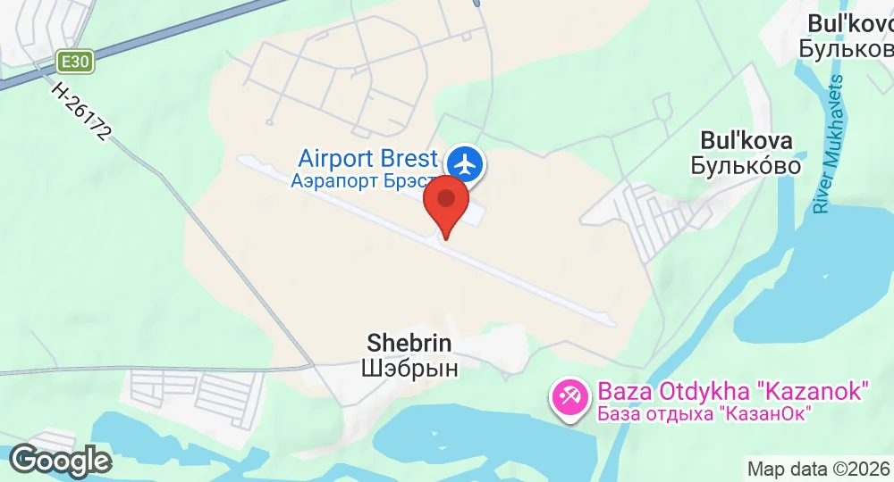 Map of Brest Airport