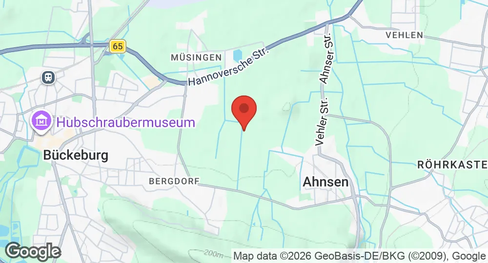 Map of Bückeburg Air Base