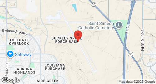 Mapa de Buckley Space Force Base