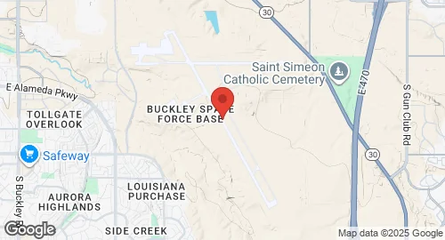 خريطة Buckley Space Force Base