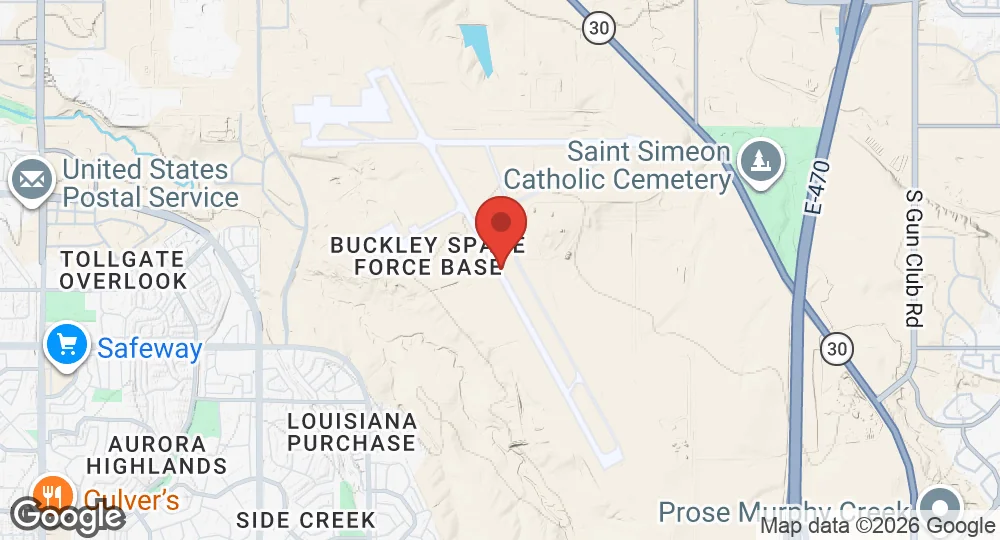 Map of Buckley Space Force Base