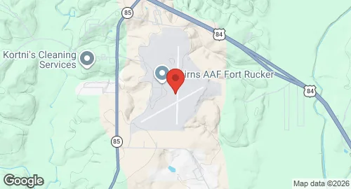 Map of Cairns Army Airfield