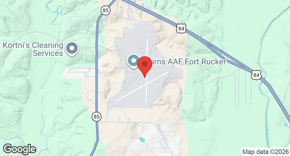 Map of Cairns Army Airfield
